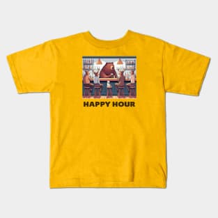 Deer Happy Hour Kids T-Shirt